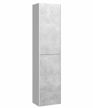 Подвесной пенал Aqwella Mobi 36,5 см, цвет белый, бетон светлый - фото, отзывы, цена