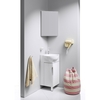 Угловой зеркальный шкаф Aqwella Rio 34 см, цвет белый - фото, отзывы, цена