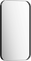 Зеркало Aqwella RM 90 см, цвет черный - фото, отзывы, цена