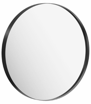 Зеркало круглое Aqwella RM 60 см, цвет черный - фото, отзывы, цена
