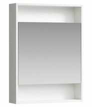 Зеркальный шкаф Aqwella City 60 см, цвет дерево светлое - фото, отзывы, цена