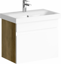 Подвесная тумба Aqwella Smart 60 см, цвет дерево тёмное - фото, отзывы, цена