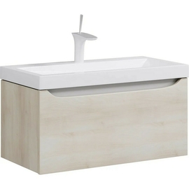 Подвесная тумба Aqwella Verona 80 см, цвет дерево светлое - фото, отзывы, цена