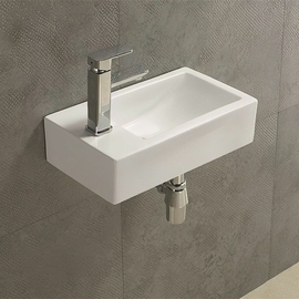 Раковина Art & Max чаша справа AM-7948-R, цвет белый, 450х250х120 - фото, отзывы, цена