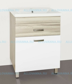 Тумба напольная Style Line Ориноко 60 и раковина Комо 60 - фото, отзывы, цена