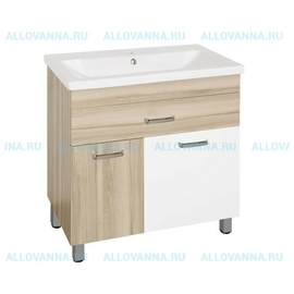 Тумба напольная Style Line Ориноко 80 и раковина Комо 80 - фото, отзывы, цена