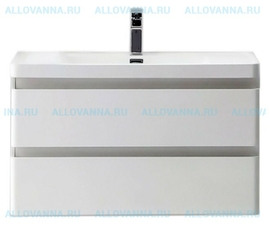 Тумба BelBagno ENERGIA-N 80 и Раковина BelBagno Ancona-N/Energia-N, Bianco Lucido - фото, отзывы, цена