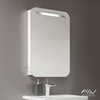 Зеркальный шкаф Alavann Alta 55 белый - фото, отзывы, цена