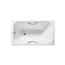 Чугунная ванна Luxus White 120х70 с отверстиями для ручек, LW120701 - фото, отзывы, цена