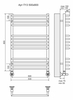 Полотенцесушитель водяной Terminus Арт П13 500х800 - фото, отзывы, цена
