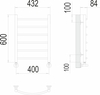 Полотенцесушитель водяной Terminus Классик П6 400х600 - фото, отзывы, цена