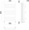 Полотенцесушитель водяной Terminus Юпитер П9 500х800 - фото, отзывы, цена