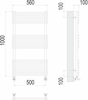 Полотенцесушитель водяной Terminus Ватра П18 500х1000 - фото, отзывы, цена