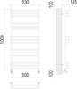 Полотенцесушитель водяной Terminus Соренто П15 500х1000 - фото, отзывы, цена