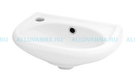 Раковина Santek Бриз 40, с левым отверстием под смеситель - фото, отзывы, цена
