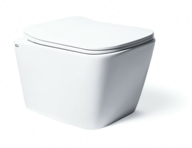 Унитаз подвесной Charus Alva безободковый, с сиденьем микролифт, белый, EWC700-114W - фото, отзывы, цена