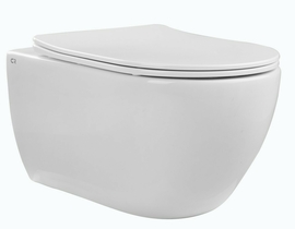 Унитаз подвесной Charus Skandenborg безободковый, с сиденьем микролифт, белый, EWC700-125W - фото, отзывы, цена