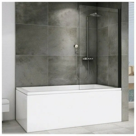 Душевая шторка на ванну Abber Immer Offen 140х100 AG71100B - фото, отзывы, цена