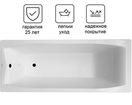 Чугунная ванна Luxus Crystal 170x70 - фото, отзывы, цена