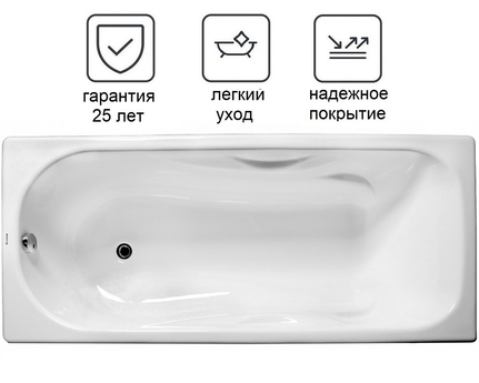 Чугунная ванна Luxus Diamond 170x75 - фото, отзывы, цена