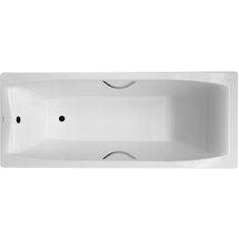 Чугунная ванна Luxus Crystal 170x70 с отверстиями для ручек - фото, отзывы, цена
