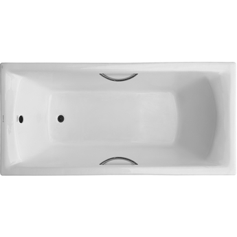 Чугунная ванна Luxus Grand Plus 170х75 с отверстиями для ручек - фото, отзывы, цена