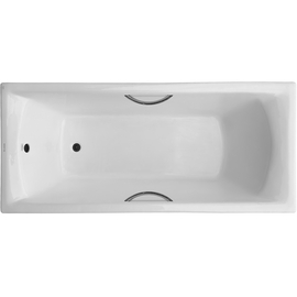 Чугунная ванна Luxus Grand Plus 170х80 с отверстиями для ручек - фото, отзывы, цена