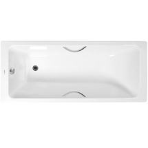 Чугунная ванна Luxus Topaz 170х70 с отверстиями под ручки - фото, отзывы, цена