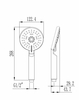 Ручной душ ESKO, 4 режима, SPL1105 - фото, отзывы, цена