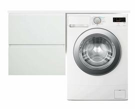 Тумба с раковиной Эстет Dallas Luxe 1000х482, левосторонняя, подвесная, 2 ящика, ФР-00002313 - фото, отзывы, цена