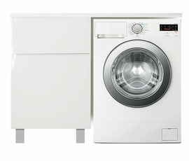 Тумба с раковиной Эстет Dallas Luxe 1000х482, левосторонняя, напольная, 2 ящика, ФР-00002315 - фото, отзывы, цена