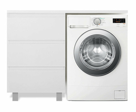 Тумба с раковиной Эстет Dallas Luxe 1000х482, левосторонняя, напольная, 3 ящика, ФР-00002317 - фото, отзывы, цена