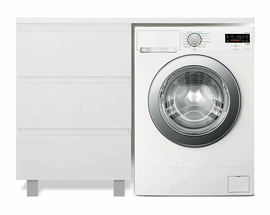 Тумба с раковиной Эстет Dallas Luxe 1000х482, правосторонняя, напольная, 3 ящика, ФР-00002318 - фото, отзывы, цена