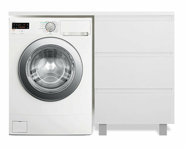 Тумба с раковиной Эстет Dallas Luxe 1400х482, правосторонняя, напольная, 3 ящика, ФР-00002912 - фото, отзывы, цена