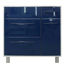 Тумба с раковиной Эстет Barcelona 900х450, левосторонняя, напольная, 3 ящика, 1 дверь, ФР-00003599 - фото, отзывы, цена