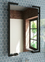 Зеркало Эстет Comfort Loft 850х65x590, черное, ФР-00003603 - фото, отзывы, цена