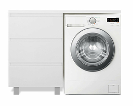 Тумба с раковиной Эстет Dallas Luxe 1050х482, левосторонняя, напольная, 3 ящика, ФР-00009668 - фото, отзывы, цена