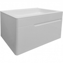 Тумба с раковиной Эстет Kare Luxe 90, подвесная, 1 ящик, ФР-00015245 - фото, отзывы, цена