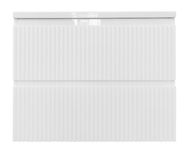 Тумба подвесная Эстет Wave 105 с раковиной Bali 75, 2 ящика, 750х450 - фото, отзывы, цена