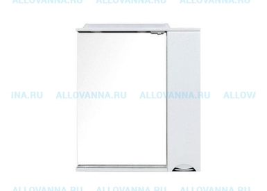Зеркало-шкаф Aquanet Гретта 75 белый - фото, отзывы, цена