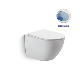 Унитаз подвесной Vincea Globo VT1-14 безободковый, белый, ультратонкое soft-close сиденье - фото, отзывы, цена