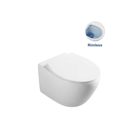Унитаз подвесной Vincea Felice VT1-25 безободковый, белый, ультратонкое soft-close сиденье - фото, отзывы, цена