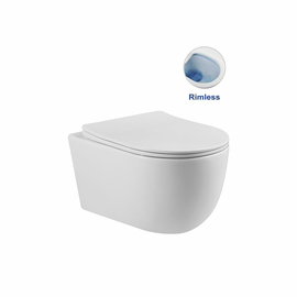 Унитаз подвесной Vincea Evo VT1-34S безободковый, белый, ультратонкое soft-close сиденье - фото, отзывы, цена