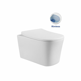 Унитаз подвесной Vincea Arco VT1-36 безободковый, белый, ультратонкое soft-close сиденье - фото, отзывы, цена