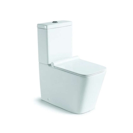 Унитаз-компакт Vincea Q-Line VT2-12 безободковый, белый, Geberit, ультратонкое сиденье soft-close, P-trap - фото, отзывы, цена