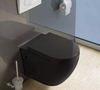 Унитаз подвесной Grossman GR-4411B, безободковый, сиденье дюропласт с микролифтом, черный - фото, отзывы, цена