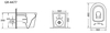 Унитаз подвесной Grossman GR-4477, безободковый, сиденье дюропласт с микролифтом - фото, отзывы, цена
