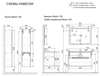 Зеркало Jorno Modul 92 с подсветкой - фото, отзывы, цена