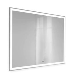 Зеркало Jorno Prima 100 с подсветкой, белое - фото, отзывы, цена