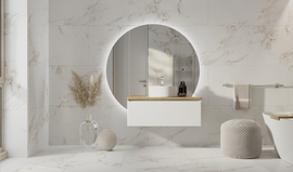 Зеркало Jorno Solis new 34, полукруг-месяц - фото, отзывы, цена